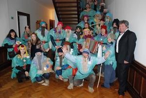 Maškare so v Sežano pripeljale sonce 4